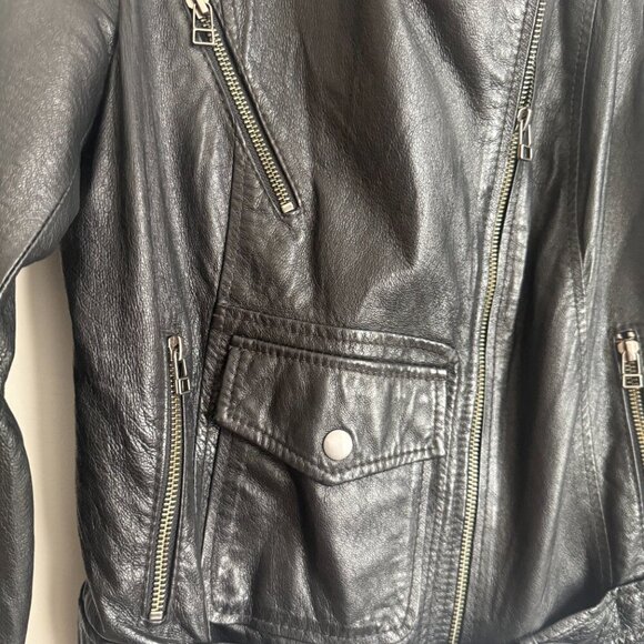 Victoria's Secret Rezrekshn by Esther Chen | Vintage 00's Era Leather Jacket XS - Picture 8 of 16